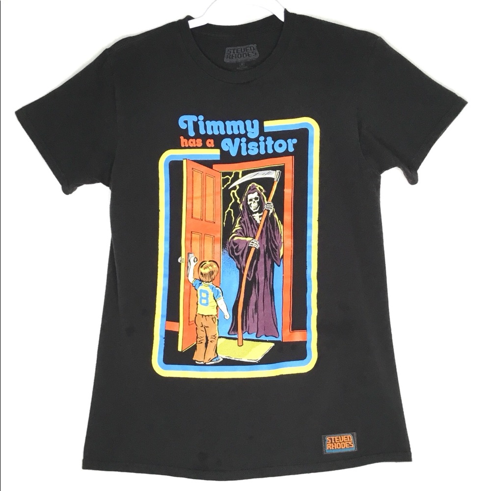 💎Steven Rhodes Graphic Tee Sm Timmy Has A Visitor